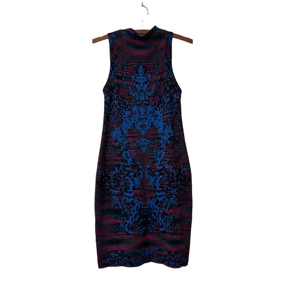 Missoni Abstract Floral Wool Blend Knit Sleeveless Bodycon Dress Size 6 - Picture 6 of 8
